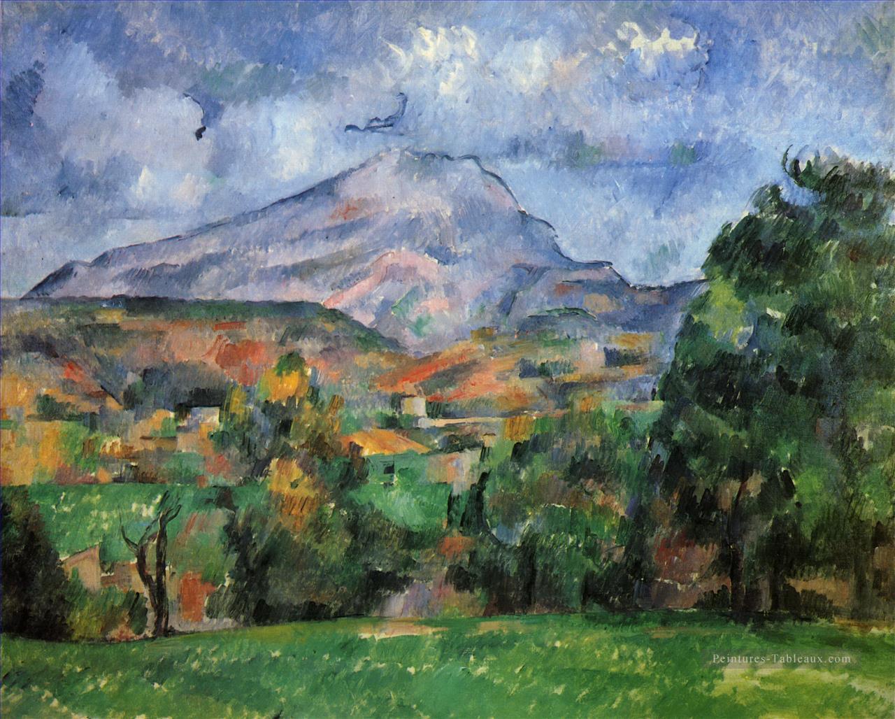 Mont Sainte Victoire 5 Paysage de Paul Cézanne Peintures à l'huile